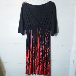 NWOT - Wide Elastic Waist Dress     0019